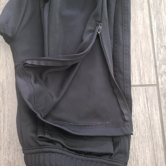 Athletic Track Pants Adidas ClimaCool Black Tapered Kids Youth Medium (11–12Y) - Picture 12 of 12